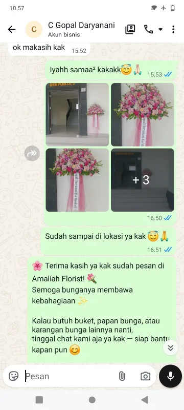 Pengiriman Karangan Bunga Lingga